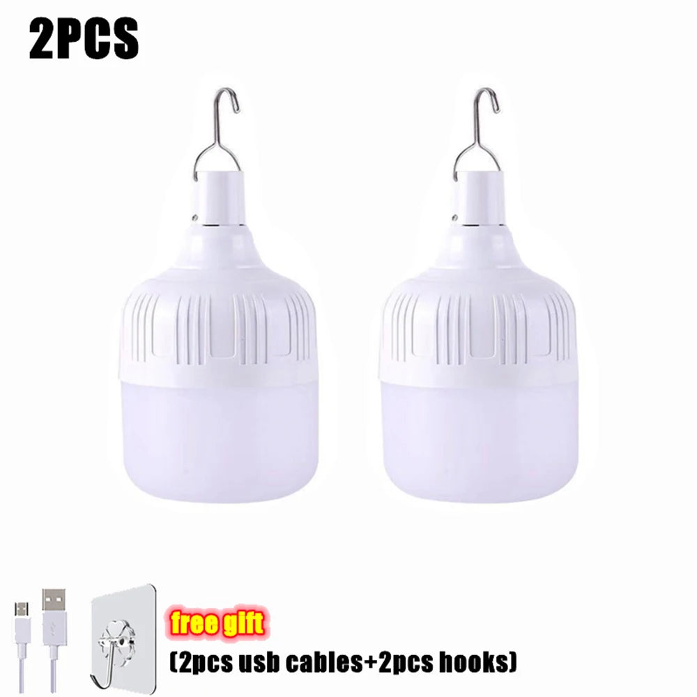USB Rechargeable Camping Light Bulb